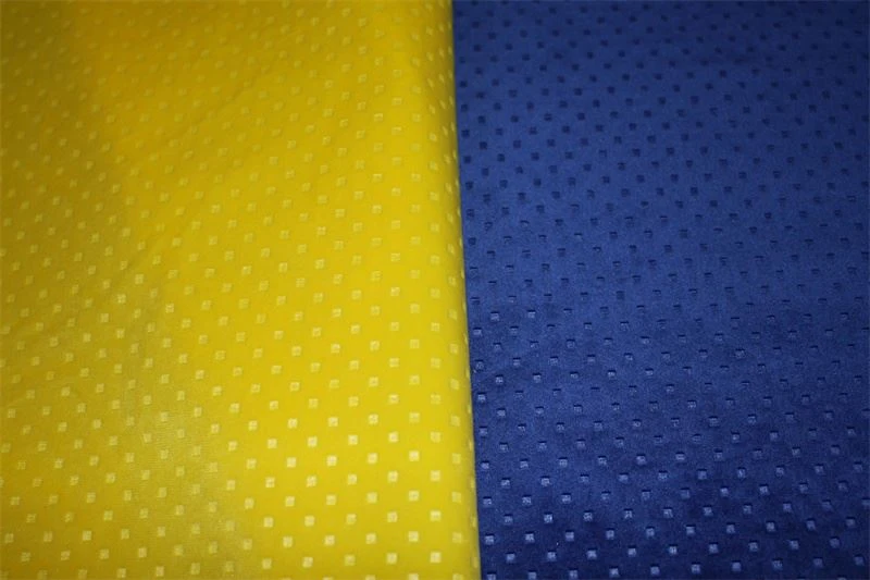 Tissu d'ameublement en velours gaufré