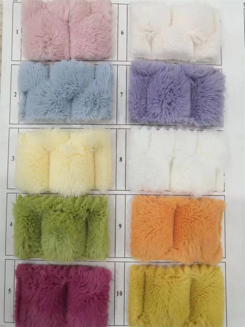 Tissu en peluche pure