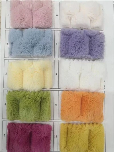 Tissu en peluche pure